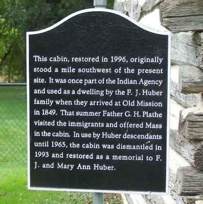 Huber Cabin Sign Photo by Bill Waters